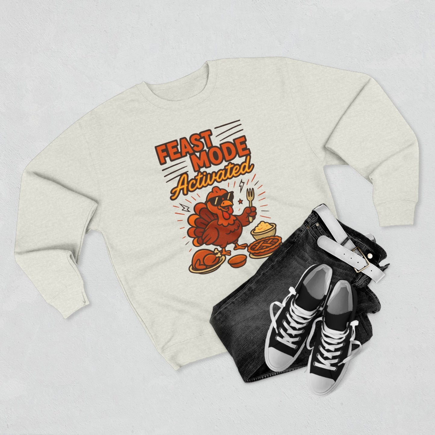 Feast Mode Activated Crewneck Sweatshirt